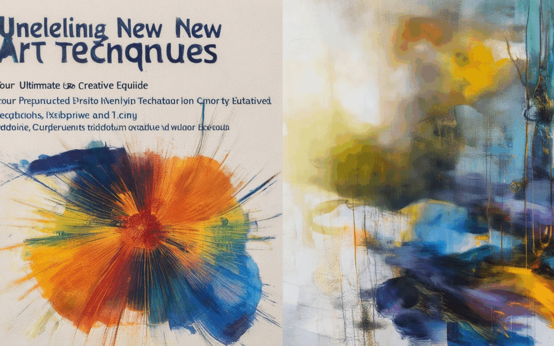 Unveiling New Art Techniques: Your Ultimate Guide to Creative Exploration