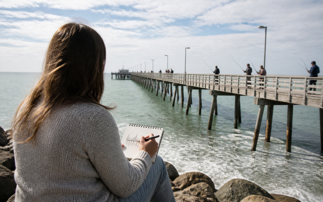 Sketching at a Fishing Pier: A Tide-Aware Planning Checklist for Coastal Artists